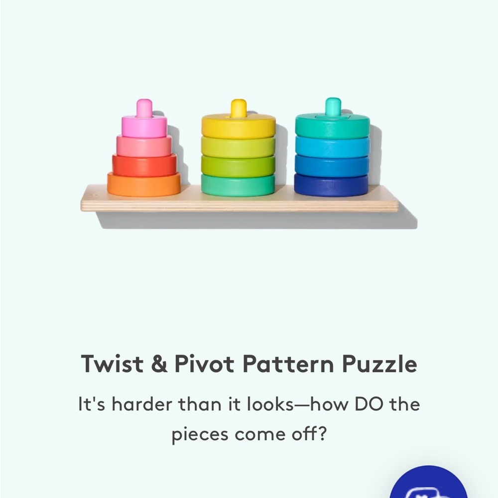 Twist and Pivot Puzzle from Lovevery Investigator Play Kit (31-33 months)